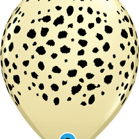 11 inch Animal Jungle Cheetah Spots Balloon with Helium and Hi Float