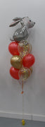 Chinese New Year Rabbit Confetti Balloons Bouquet of 10