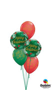 Christmas Evergreen Balloons Bouquet