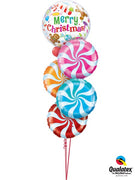 Christmas Gingerbread Man Candy Balloons Bouquet