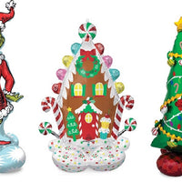 Christmas Grinch Gingerbread Tree Airloonz Balloons Bundles Package