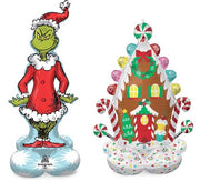 Christmas Grinch Gingerbread House Airloonz Balloon Bundles Package