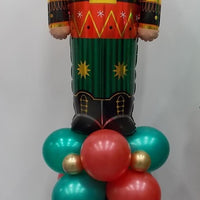 Christmas Giant Nutcracker Balloon Column