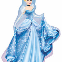 Cinderella Shape Balloon with Helium and Weight