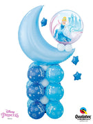 Cinderella Crescent Moon Balloon Stand Up