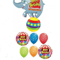 Circus Elephant Birthday Balloon Bouquet