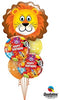 Circus Jungle Lion Happy Birthday Balloon Bouquet