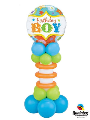 Circus Birthday Boy Balloon Stand Up