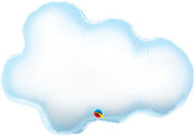 Cloud Shape Foil Balloon with Helium and Weight