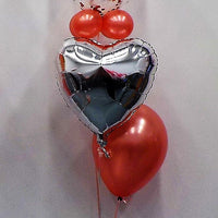 Confetti Balloon Bouquet 3 Heart