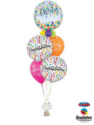 Congratulations Party Time Bubbles Balloon Bouquet