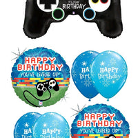 Video Game Controller Birthday Balloon Bouquet
