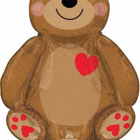 48 inch Cuddly Teddy Bear AirLoonz Balloons AIR FILLED ONLY