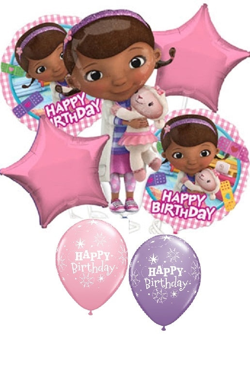 Doc McStuffin Birthday Balloons Bouquet