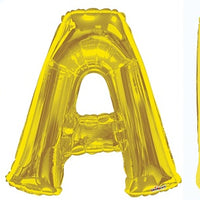 Jumbo Gold Letters Dad Foil Balloons with Helium and Weight