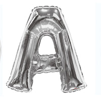 Jumbo Silver Letters Dad Foil Balloons with Helium and Weight