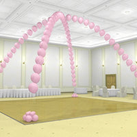 Graduation Dance Floor Double Pearl Balloon Arch