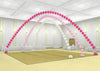 Dance Floor Triple Pearl Balloons Arch