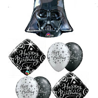 Star Wars Darth Vader Happy Birthday Balloon Bouquet Helium Weight