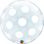 20 Inch Deco Big Polka Dots Bubble Balloons