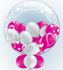 Wedding Stylish Hearts Gumball Balloon Centerpiece