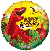18 inch Dinosaur Birthday Foil Balloon