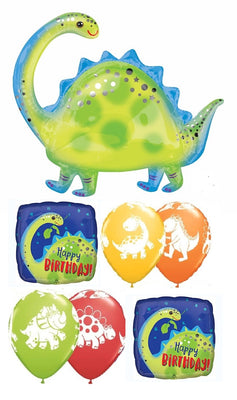 Dinosaur Brontosaurus Birthday Balloon Bouquet
