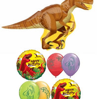 Dinosaur Raptor Birthday Balloon Bouquet
