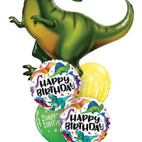 Dinosaur Tyrannosaurus Happy Birthday Balloon Bouquet