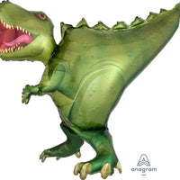 Dinosaur T-Rex 3D Shape Balloon with Helium and Weight