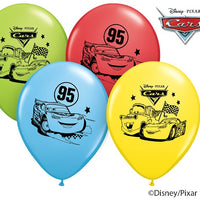 11 inch Disney Cars  Balloons with Helium and Hi Float