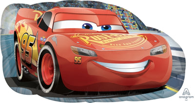 Disney Cars Lighting McQueen Balloon with Helium and Weight