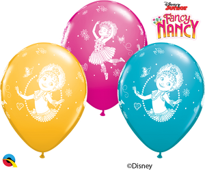 11 inch Disney Fancy Nancy Balloons with Helium and Hi Float