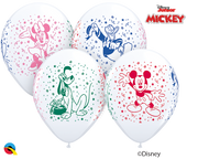 11 inch Disney Mickey Mouse Pals Balloons with Helium and Hi Float
