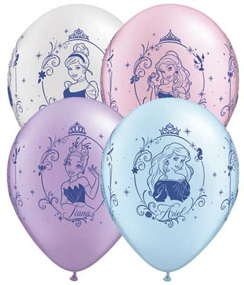 11 inch Disney Princess Balloons with Helium and Hi Float