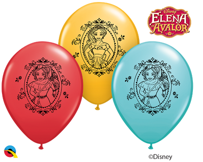 11 inch Disney Princess Elena of Avalor Balloons with Helium Hi Float