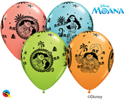 11 inch Disney Moana Maui Balloons with Helium and Hi Float