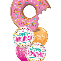 Donut Sprinkles Birthday Balloon Bouquet