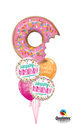 Donut Sprinkles Birthday Balloon Bouquet