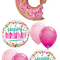Donut Sprinkles Happy Birthday Balloon Bouquet