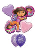Dora the Explorer Birthday Balloon Bouquet