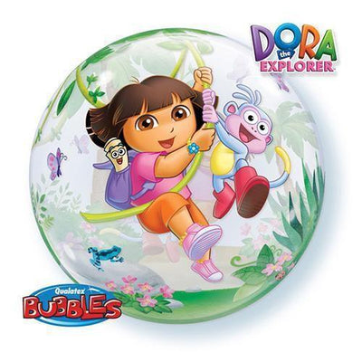 22 inch Dora the Explorer Bubble Balloons with Helium