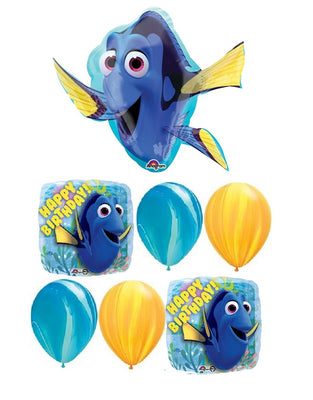 Finding Dory Happy Birthday Balloon Bouquet