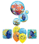 Finding Nemo Dory Squirt Happy Birthday Balloon Bouquet