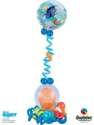Finding Dory Nemo Bubble Birthday Balloon Stand Up