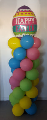Easter Egg Balloon Column