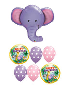 Jungle Animals Elephant Birthday Balloon Bouquet