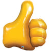 Emoji Thumbs Up Foil Balloon with Helium and Weight