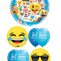 Emoji Icons Birthday Balloons Bouquet