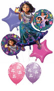 Encanto Mirabel Birthday Balloon Bouquet with Helium and Weight
